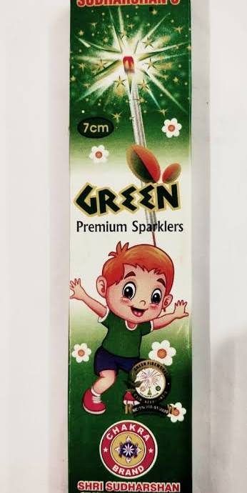 7 Cm Green Sparklers