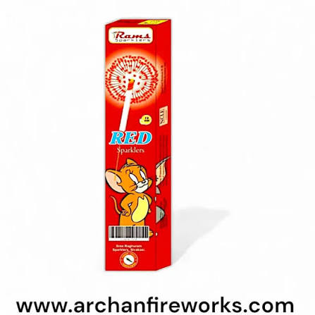 12 Cm Red Sparklers